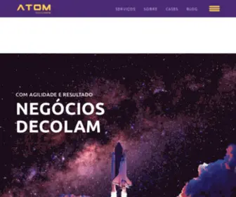 Atomdigital.com.br(Atom) Screenshot