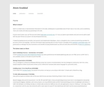 Atomenabled.org(Atom Enabled) Screenshot