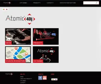 Atomic4DJ.com(Where There's Music Atomic4dj) Screenshot