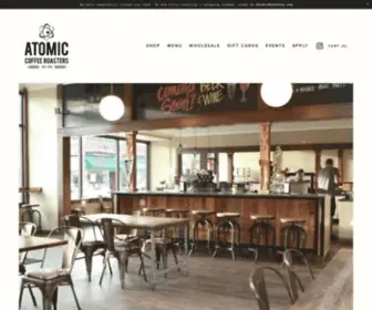 Atomicafe.com(Atomic Cafe) Screenshot