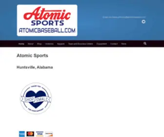 Atomicbaseball.com(Baseball & Softball Equipment) Screenshot