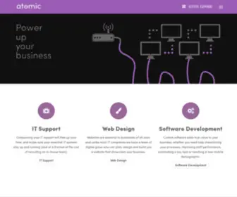 Atomic.co.uk(IT Support Grimsby) Screenshot