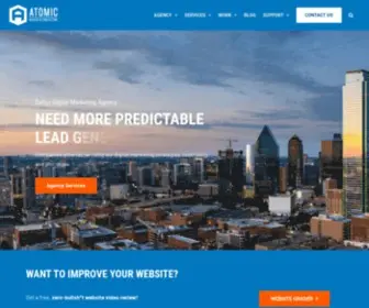 AtomiCDc.com(Dallas Digital Marketing Agency) Screenshot