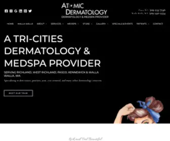 AtomiCDerm.com(Dermatology Clinic Serving Richland) Screenshot