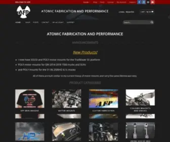 AtomicFabandperformance.com(Atomic F&P) Screenshot