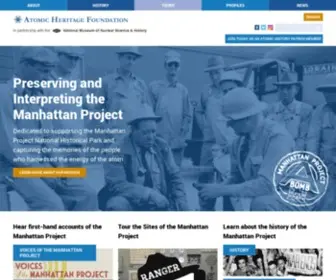 Atomicheritage.org(Atomic Heritage Foundation) Screenshot