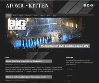 Atomickitten.com(The Official Atomic Kitten Website) Screenshot