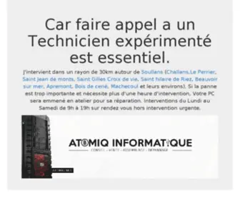 Atomiq.net(Informatique, Domotique & Multimedia, mise a jour gps, réparation consoles ect) Screenshot