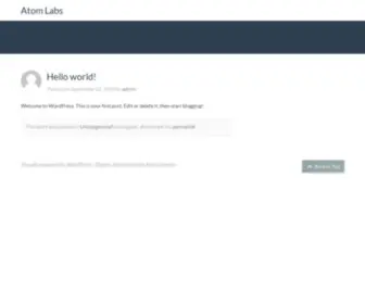 Atomlabs.me(Innovative Design Ideasa) Screenshot