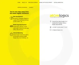Atomlogics.com(Web Designing Company in Thrissur) Screenshot