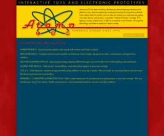 Atomo.com(Interactive Toys and Electronic Prototypes) Screenshot