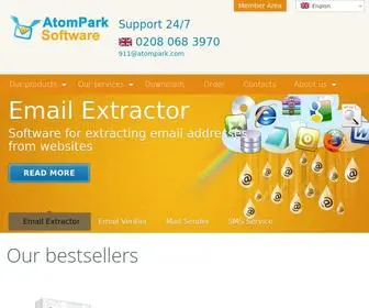 Atompark.com(Email & SMS Marketing Soft And Tools) Screenshot