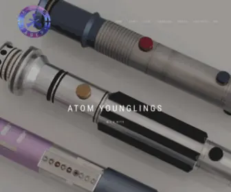 Atomsabers.com(Espadas laser sables de luz) Screenshot