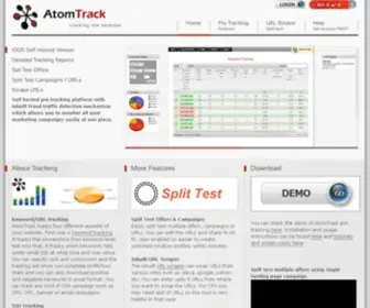 Atomtrack.com(Domain name is for sale) Screenshot