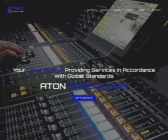 Atonpro.com(Aton Production) Screenshot