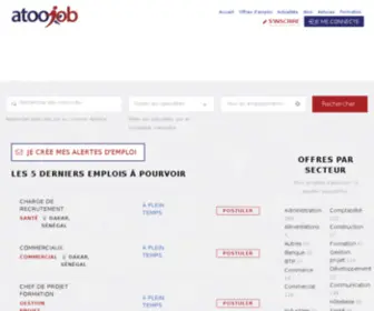 Atoojob.com(Atoojob Sénégal) Screenshot