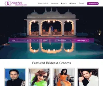 Atootrishtematrimony.com(Atoot Riste) Screenshot