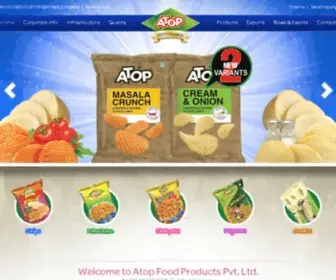 Atopfood.com(Atop Food Products Pvt) Screenshot