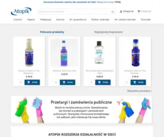 Atopik.pl(Hurtownia i drogeria online) Screenshot