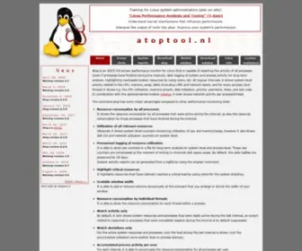 Atoptool.nl(An advanced interactive monitor for Linux) Screenshot