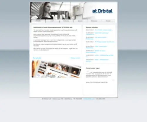 Atorbital.com(Web-udviklingsbureau i Århus) Screenshot
