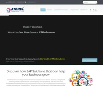 Atorixit.com(SAP Solutions Provider in Pune) Screenshot