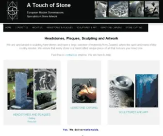 Atos.co.nz(Headstones, Sculptures, Gemstone Carvings by European Master Stonemasons) Screenshot