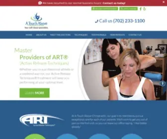 Atouchabovechiropractic.com(Chiropractor Las Vegas NV) Screenshot