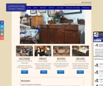 Atouchofclassauctions.com(A Touch of Class Auctions) Screenshot