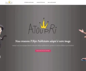 Atoupri.com(Objets Publicitaires) Screenshot