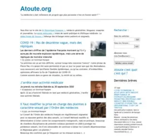 Atoute.org(Articles sur la santé et la médecine) Screenshot