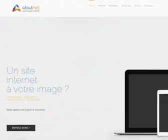 Atoutnet.com(Atoutnet accompagne les entreprises dans leur communication digitale) Screenshot