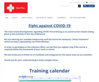 Atoutplus.com(Page d'accueil) Screenshot