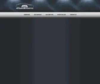 Atownautocare.com(A Town Auto) Screenshot