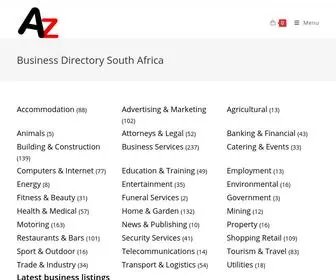 Atoz.co.za(South Africa Business Directory) Screenshot