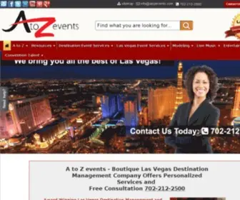 Atozevents.com(A to Z events) Screenshot