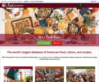 AtozFoodamerica.com(AtoZ Food America) Screenshot