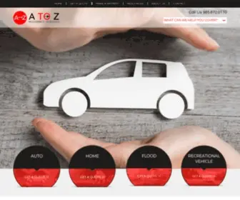 Atozinsuranceofla.com(A to Z Insurance Services) Screenshot