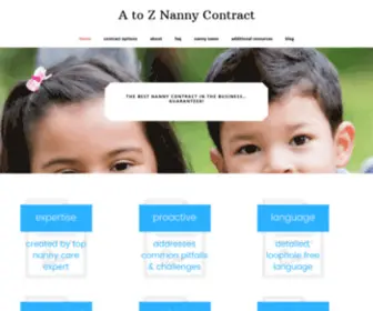 Atoznannycontract.com(A to Z Nanny Contract offers step) Screenshot