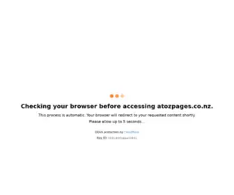 Atozpages.co.nz(Local A to Z of NZ) Screenshot