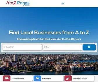 Atozpages.com.au(Your Local Business Directory & Information Guide) Screenshot