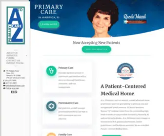 Atozprimary.com(A to Z Primary Care) Screenshot