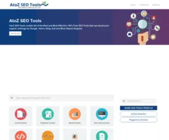 Atozseotools.in(AtoZ SEO Tools) Screenshot