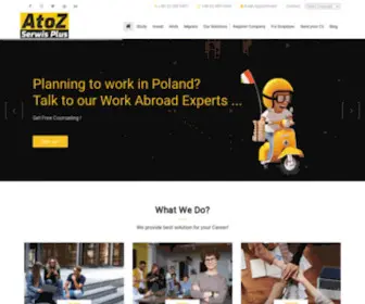 Atozserwisplus.pl(International Recruitment Agency in Poland & Outsourcing and HR Solutions) Screenshot