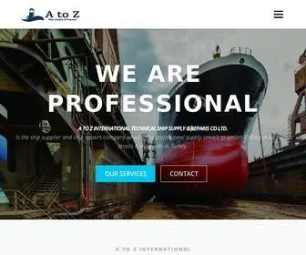 Atozshipsupply.com(A TO Z) Screenshot