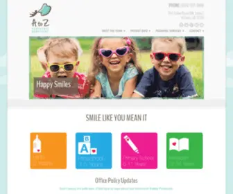 Atozsmiles.com(Pediatric Dentist Atlanta Midtown Buckhead) Screenshot