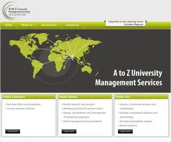 Atozums.com(A to Z University Management Services) Screenshot