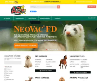 Atozvetsupply.com(Wholesale Pet Supply Stores Online) Screenshot