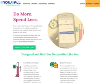 Atpay.com(Snowball Fundraising) Screenshot
