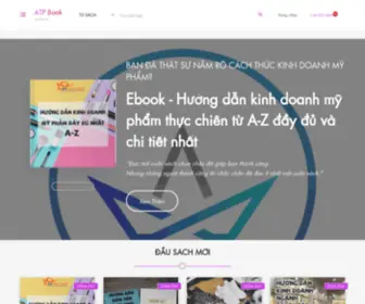 Atpbook.vn(Website thương mại sách chính thức của ATP Software) Screenshot